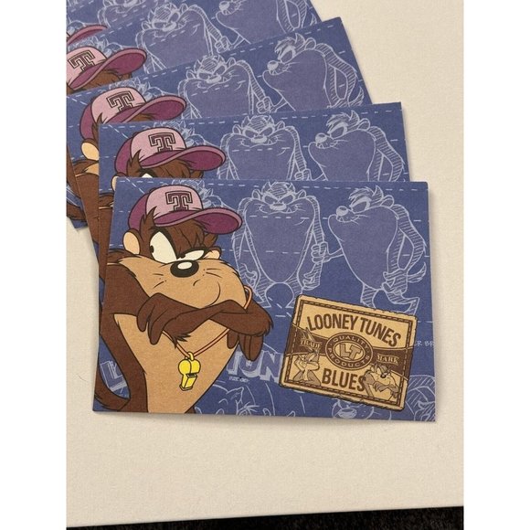Vintage Looney Tunes Blues Taz Tasmanian Devil Set Of 6 G7 - Picture 2 of 4